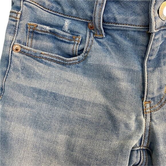 American Eagle Outfitters Super Super Stretch Denim Shorts Sz 4 - Picture 2 of 8